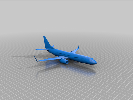 737 plane ndog262 3d print model - Mito3D