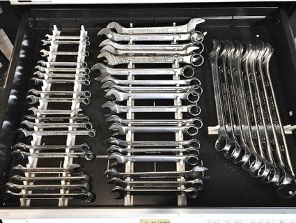 wrench holder organizer long modular chocolatechipmintprint 3d print model - Mito3D