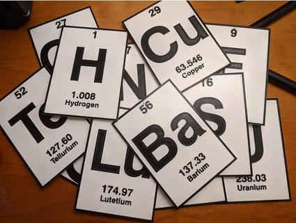 periodic table tiles mrjc30 3d print model - Mito3D
