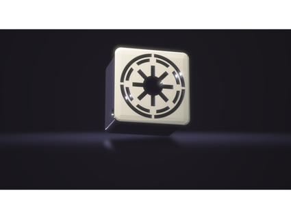 galactic republic logo ender 3 granporculio 3d print model - Mito3D