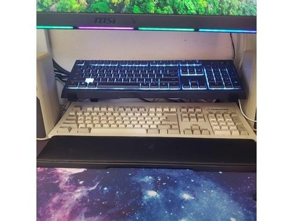 keyboard riser 5mm desks chrom3dome 3d print model - Mito3D