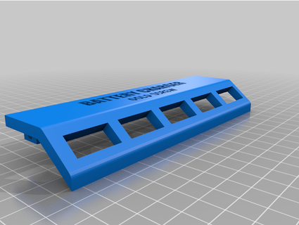 make 18650 battery charger goldscrew 3d print model - Mito3D