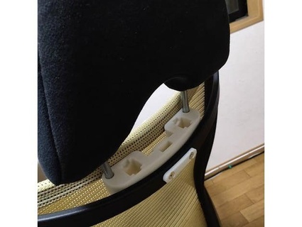 appui tête monteur okamura baron chaise Shiyaku 3d print model - Mito3D