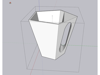 taza pentagonal - pentagonic cup maharba264 3d print model - Mito3D