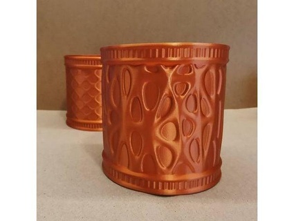 voronoi pattern vase namurei 3d print model - Mito3D
