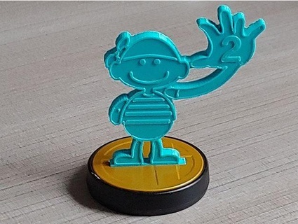 amaldiçoado jogos Amiibo poses lambreta 3d print model - Mito3D