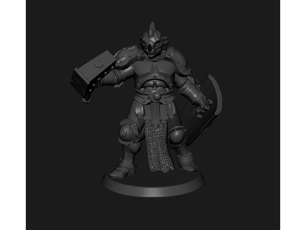 Dragonborn paladin yeniden düzenleme jalapenofizz 3D print model - Mito3D