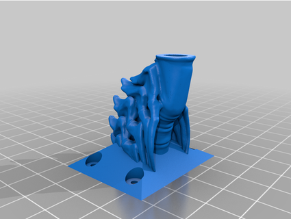 t rex kafatası duvar binmek m3 modern yöntemler 3d print model - Mito3D