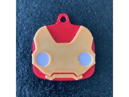 iron man keychain funko pop style guillbernard 3d print model - Mito3D