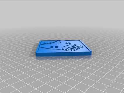 Spieler Zone Zeichen 3dpoesie 3d print model - Mito3D