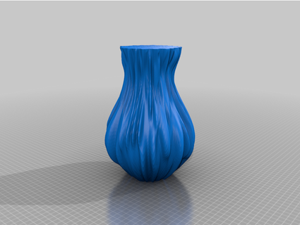 waves vase yaroslava 3d print model - Mito3D