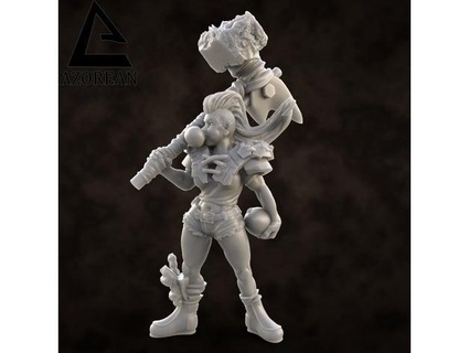 groza hammer miniature azorean3d 3d print model - Mito3D