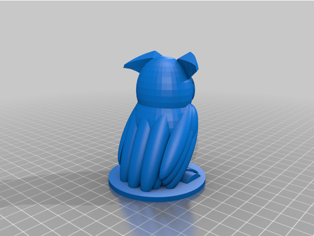 owl poodermom 3D print model - Mito3D