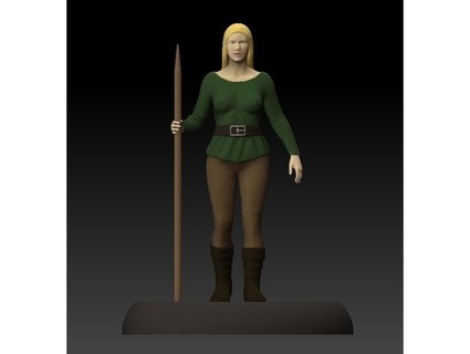 medieval mujer spacelord87 3d print model - Mito3D