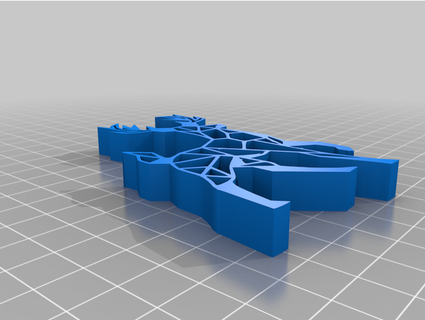 geometric stag arprints 3d print model - Mito3D