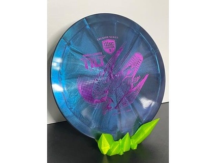 crystal disc golf disc display stand builderbot3d  3d print model - Mito3D