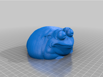 vibrating frog chestergt 3d print model - Mito3D