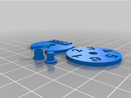 museu jogo tabuleiro negativo pressione discar contador koongfoo 3d print model - Mito3D