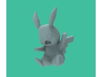 Pikachu drawarobinson 3d print model - Mito3D