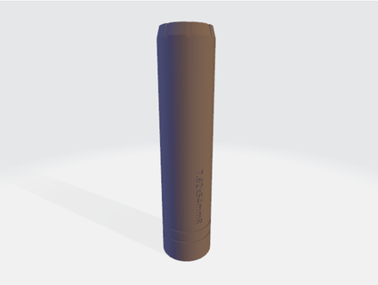 airsoft wingun mosin nagant burlarse silenciador smartm0rt 3d print model - Mito3D