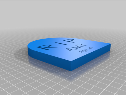 rip amy d4l2k 3d print model - Mito3D