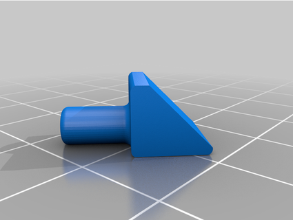 bookcase mounting peg infiltrator 3d print model - Mito3D