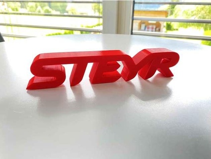 Steyr logo mmick08 3d print model - Mito3D