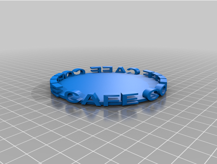 stackable coffee saucer cutmaster 3d print model - Mito3D