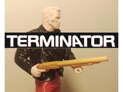 Terminator Stücke Schwarz Dienstag 3d print model - Mito3D