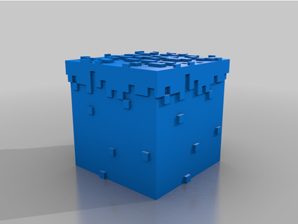 Minecraft Gras Block Magnus Mathias 3d print model - Mito3D