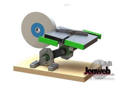 tool lathe sharpening jig jonweb 3d print model - Mito3D
