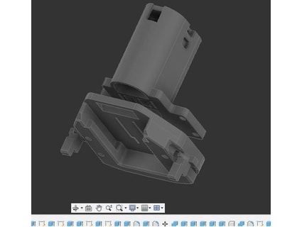 makita ni-mh 12v li-ion bl1020b adapter darkwomb 3d print model - Mito3D