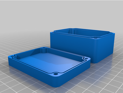 waterproof electronic box enclosure pbtec 3d print model - Mito3D
