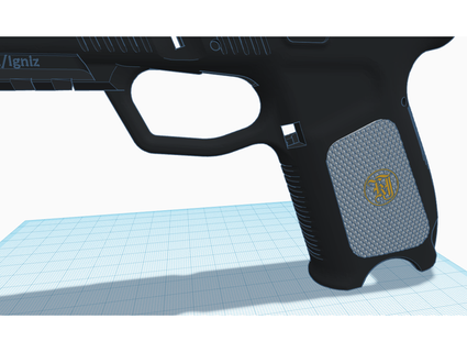 kjw grips igniz frame kj works glock 23 esmfg 3d print model - Mito3D