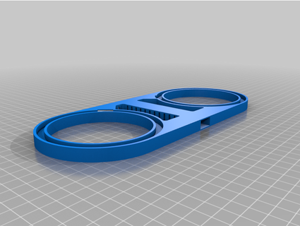 flsun sr - led ring light mount diabolikal 3d print model - Mito3D