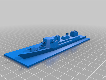 chinês type052d destruidor naval marinha 052d darkgref 3d print model - Mito3D