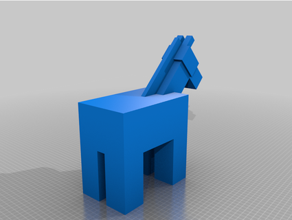 mc cheval autant queue tonyshields 3d print model - Mito3D