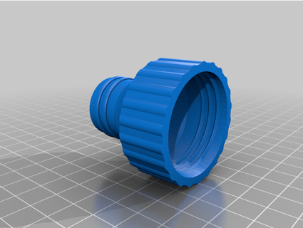 slippery pete mobil 1 quart bottle adapter askfloto 3d print model - Mito3D