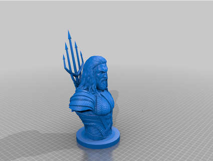 Aquaman şekil toksik ayyad 3d print model - Mito3D