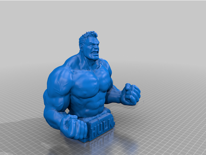 hulk figure toxic ayyad 3d print model - Mito3D