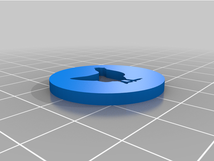 munt voor stef stuntpiloot - coin looping louie kristofr 3d print model - Mito3D