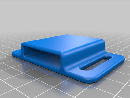loop attaching garmin backpack plottfreak  3d print model - Mito3D