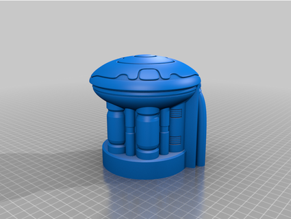 tech terrain - silo remix tsurge 3d print model - Mito3D