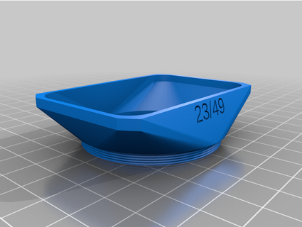 uslh Universal Quadrat Linse Kapuze anexperilog 3d print model - Mito3D