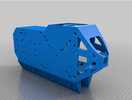 srt gearbox support 4040 aluminium profile scoommy 3d print model - Mito3D