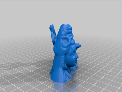 Shiva tête gokucohan 3d print model - Mito3D