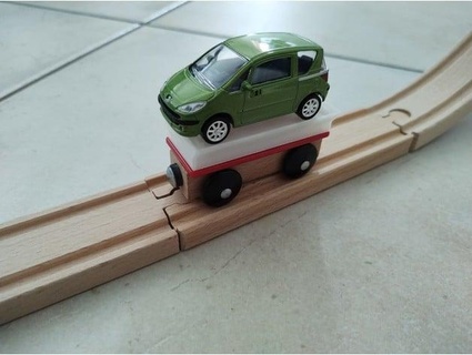 car transporter wooden train rekamnu  3d print model - Mito3D