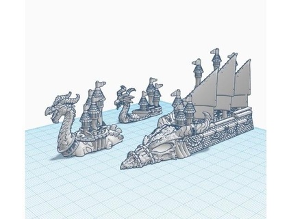 dark elf fleet tezca 3d print model - Mito3D