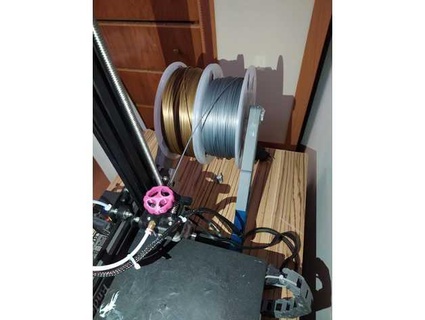 ender 3 pro dual filament holder rasit 3d print model - Mito3D