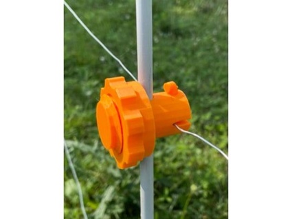 electric fence insulator pip clerch 3d print model - Mito3D